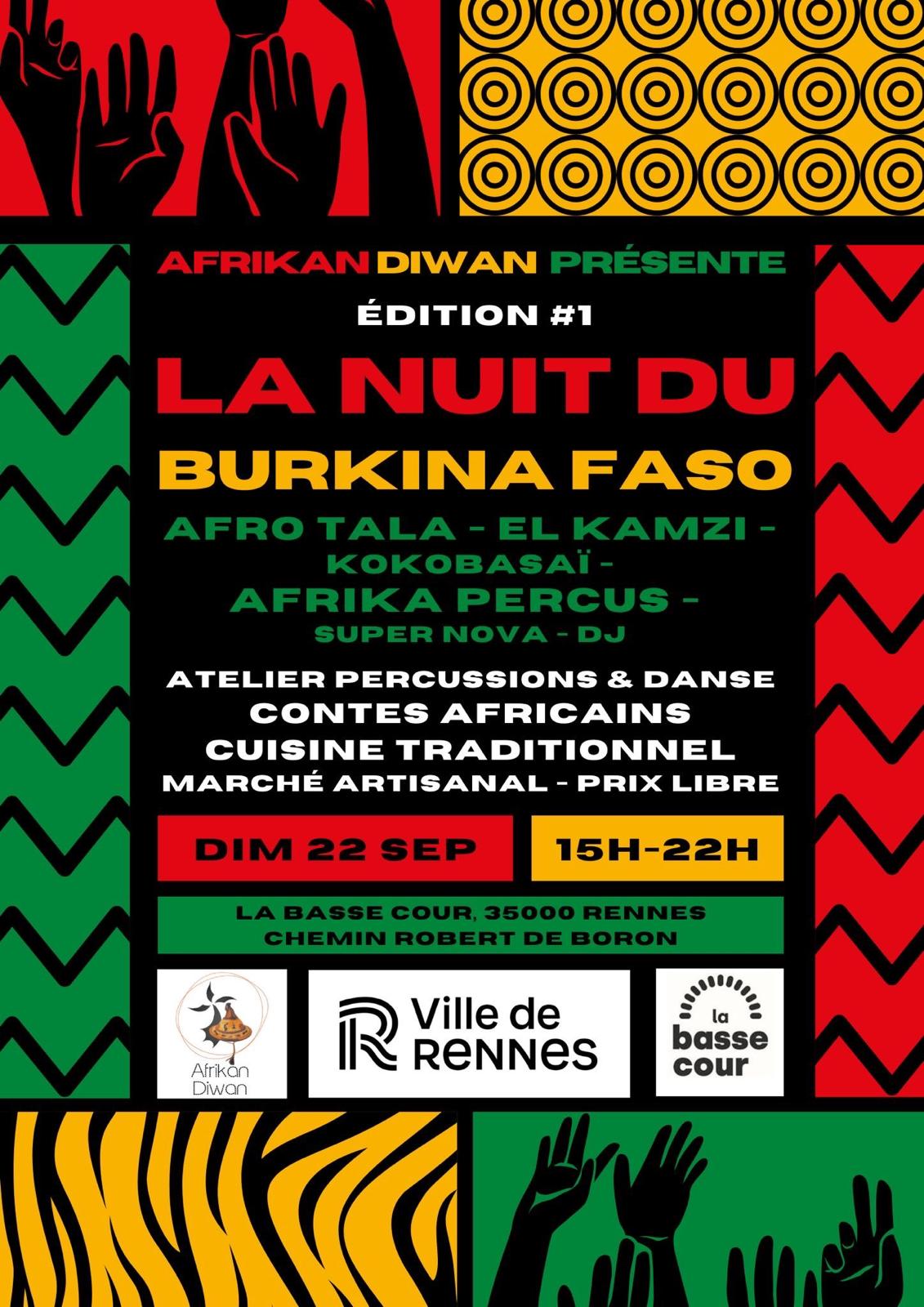 La Nuit du Burkina Faso : Une Première Édition Prometteuse à Rennes 